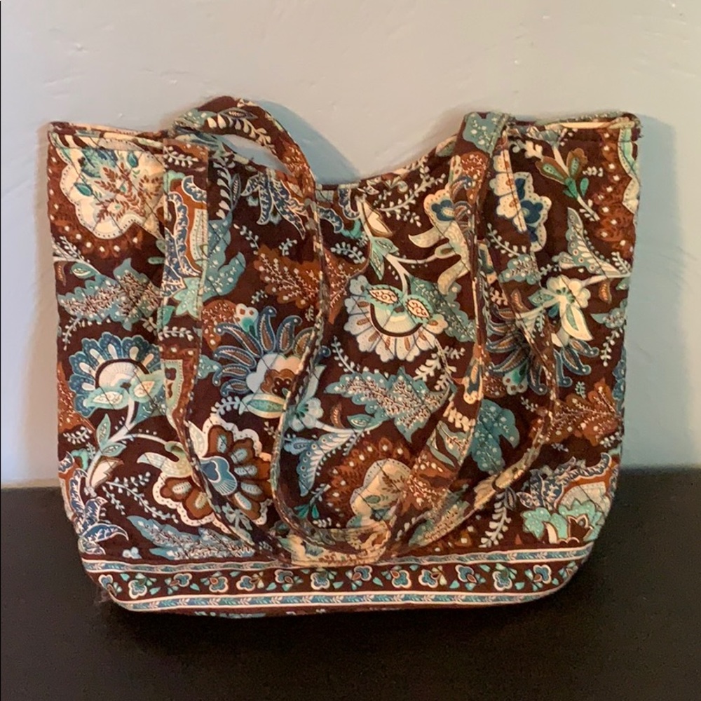 Brown & Blue Vera Bradley Purse! Gem